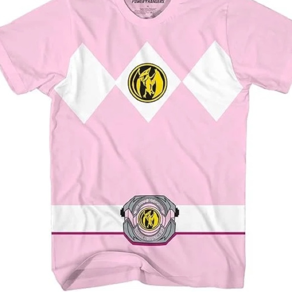 Power Ranger Pink Short Sleeve Tee